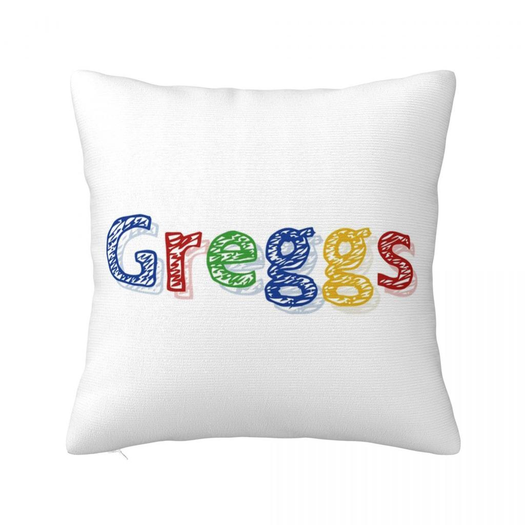 Trending Greggs Logo Square Pillowcase Cushion Cover Pillow Case Throw Pillow Cover for Home Sofa Living Room