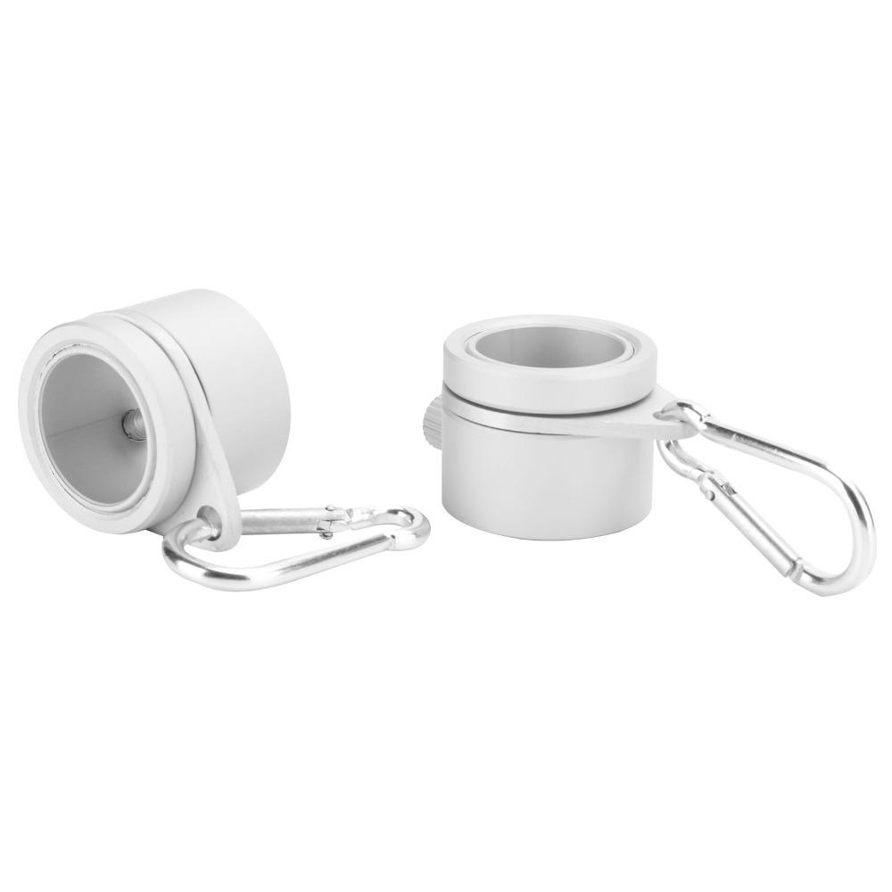 2Pcs Aluminum Alloy Swivel Ring Rotating Rotating Ring Easy Install Flag Ring  Flagpole Fix