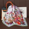 Luxury Printing Silk Square Scarf Women Neck Hair Tie Band Beach Hijab Kerchief Head Headbands Bandana Female Foulard 70cm