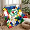 Blackburn Rovers Football Print Flannel Blanket, Soft Warm Lightweight Throw Blanket for Sofa Bed Camping