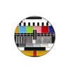 Retro TV No Signal Icon Brooch Badge