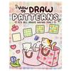 Livre de coloriage pour adultes/enfants - Comment dessiner des motifs: Guide Étape par Étape Facile et Amusant pour des Créations Uniques, Imagination