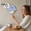 Wooden Clock with Swinging Pendulum Pooping Dog Wall Clock, Pendulum, Silent Non Ticking Hanging for Living Room Home Office, Gift Lover