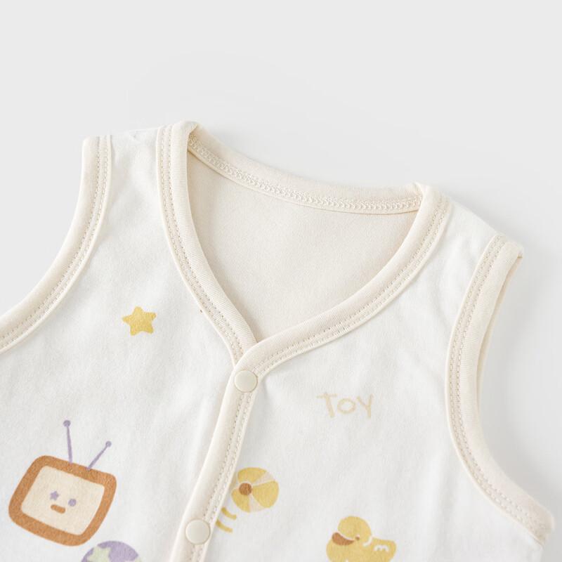 TONGTAI Baby Pure Cotton Double-Layer Vest