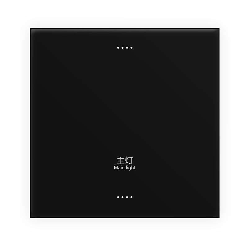 WiFi Smart 10A Tempered Glass Wall Switch Replace Regular Switch for Smart Home Lighting Voice Remote Control & Wires Compatible