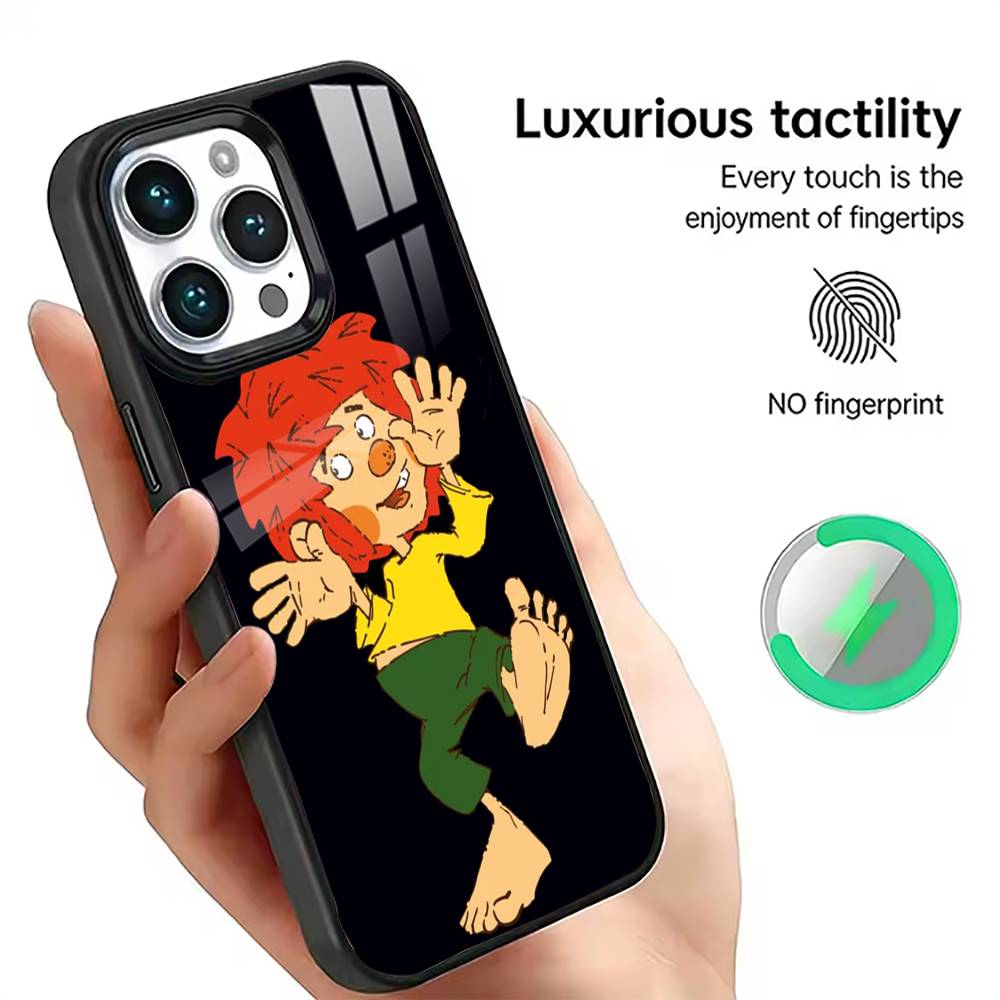 

M-Meister E-Eder und Sein P-Pumuckl Phone Case For iPhone17,16,15,14,13,12,11 Plus,Pro Magnetic For Magsafe Wireless Charging iPhone12