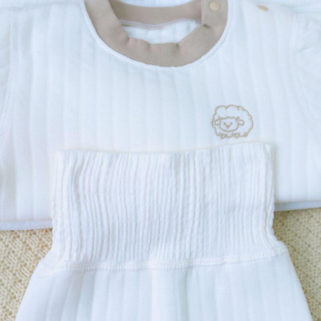 Unisex Warm Breathable Baby Suit: High-Waist Seamless Toddler Set for Autumn/Winter
