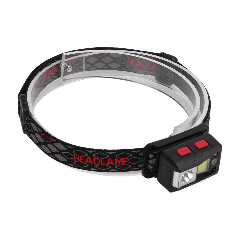 XPG+COB Headlamp Motion Sensor USB Rechargeable Head Lamp for Running Outdoor Mountaineering