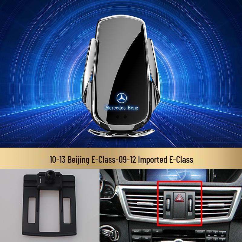Bezdrátový držák telefonu s rychlým nabíjením Mercedes-Benz pro třídu C/třídu R/třídu S/třídu E/GLK/třídu B