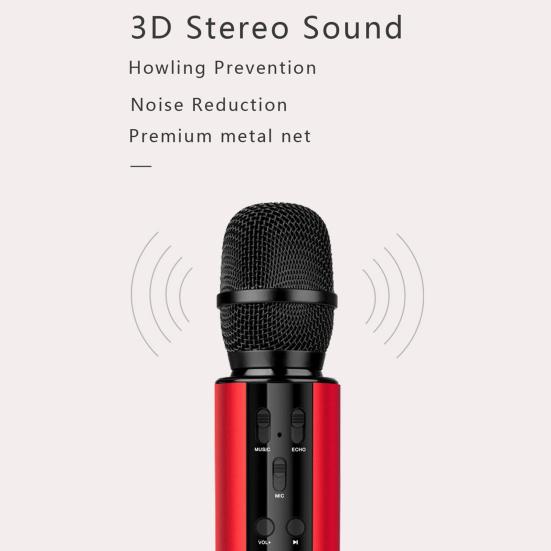 Profesionální UHF bezdrátový mikrofon Křišťálově čistý zvuk Redukce šumu Vše v jednom zařízení pro zpěv karaoke Mikrofon kompatibilní s Bluetooth