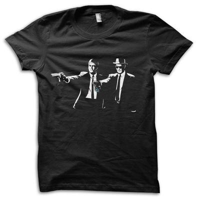 Breaking Bad Heisenberg Pulp Fiction Parody Graphic T-Shirt M5527