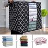 Blanket Storage Bags With Zipper Foldable Bedding Container Large Pillow Bin For Clothes Blankets Comforters Bedding Sets Sturdy