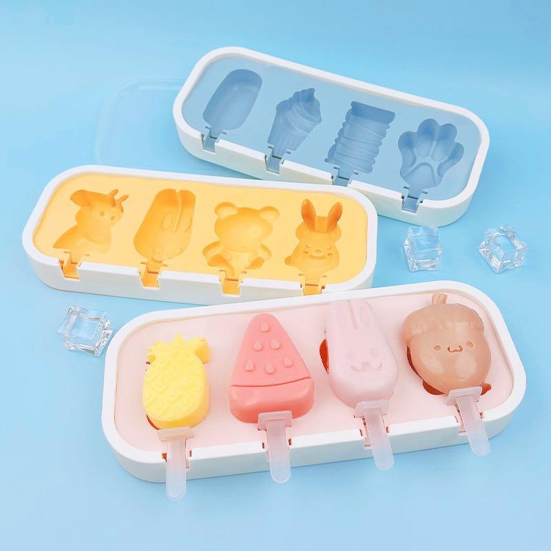 Food-grade Silicone Cheese Stick Ice Cream Mold, Easy Demolding. Cute Paw Shape for Homemade Holiday Desserts and Party Treats.