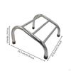 Salon Footrest Stainless Steel Chair Stable Furniture for Barbers, Hair Stylists,