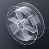 Transparent Plastic Floss Bobbins Flat Thread Spools New Empty Spools  Crafting