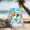 Customizable personalized beach towels Octonauts themed designs.Suitable for the beach, yoga, sports;ideal as beach accessories