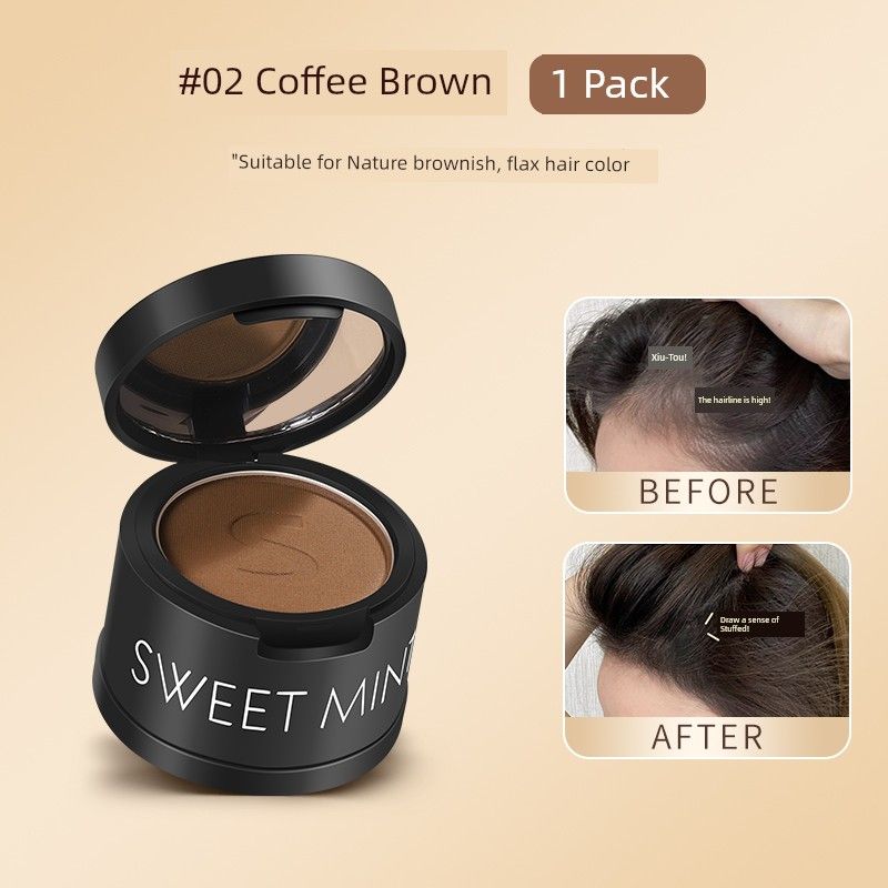 

Shading Powder Filling Forehead Bun Makeup Palette Student Line 02#Coffee Brown [1 Box]