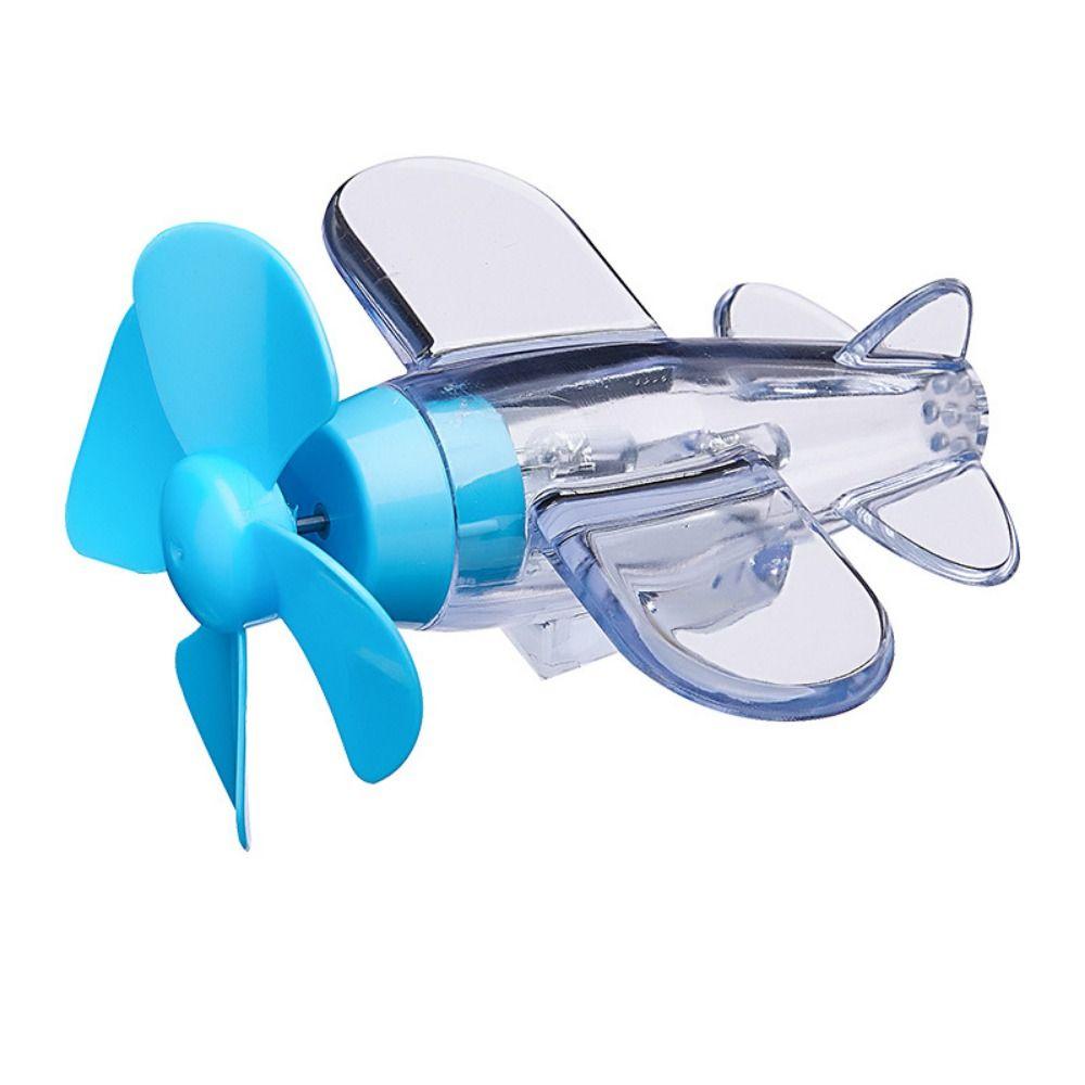 Warning Effect Mini Airplane LED Light Wind Energy Small Aircraft Decoration  Bike Gadgets