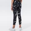 Nike Kids Sportswear Favorites All Over Logo Print Tight Fitness Knit Pants Kids bottoms Black DA1239-010