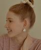 Tatiana Flat Heart Color Earrings Ec1350