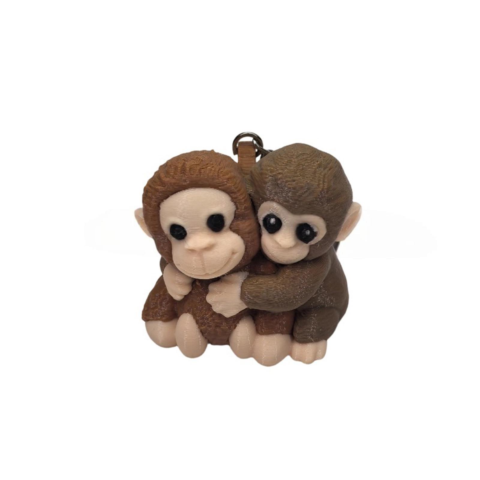 

Funny Orangutan Keychain One Size