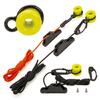 Downrigger Retrievers With 86Inch Cord Locking Cleat And Hook Ideal For Various Fishing Techniques