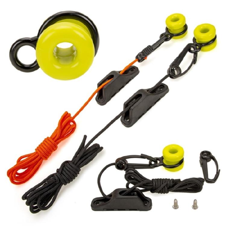 Downrigger Retrievers With 86Inch Cord Locking Cleat And Hook Ideal For Various Fishing Techniques
