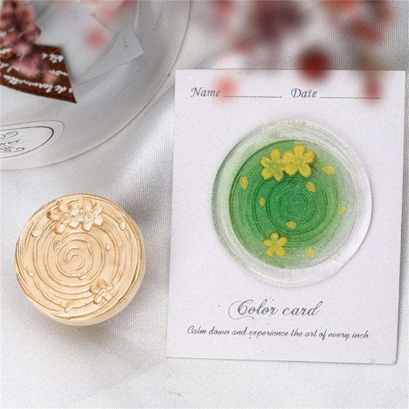 Scrapbooking Wax Stamp Head, Time Theme Wax Seal Stamp Head Replacement for Seal Wedding Invitations Envelope