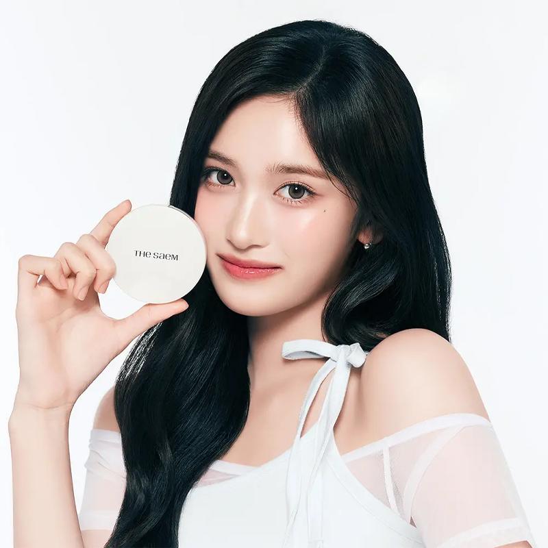 The Saem Skin Perfection Glutathione Toning Cushion with Refill SPF 50+ PA+++ 12g*2EA