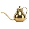 Coffee Tea Pot Stainless Steel Gold Thin Mouth Coffee Drip Kettle for Home Kung Fu Tea