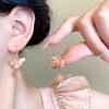 Silver Needle Dongdaemun Fresh Colorful Earrings - Simple, Versatile, Luxury Studs with a High-End Sense