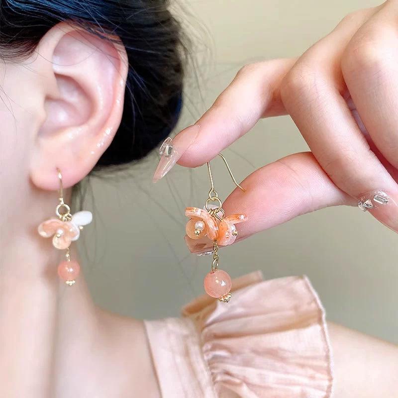 Silver Needle Dongdaemun Fresh Colorful Earrings - Simple, Versatile, Luxury Studs with a High-End Sense
