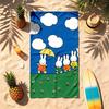 Miffy (5) Motyw Ręcznik plażowy Odporny na piasek Miękki i wygodny Odpowiedni na basen Kemping Joga i Nurkowanie Podróżny