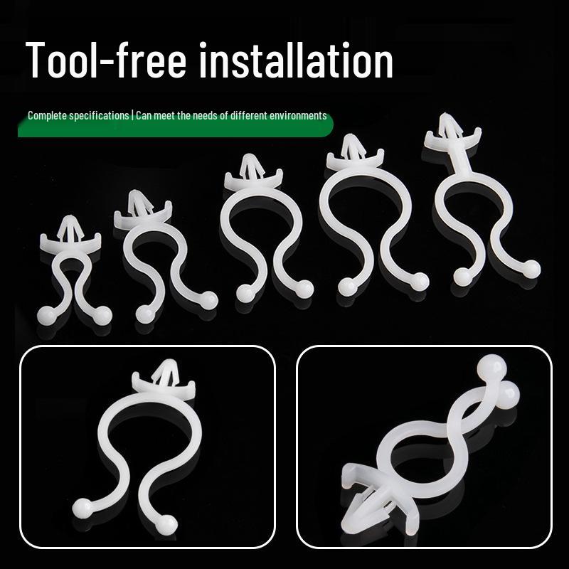 Buckle Twist Wire Cable Tie Organizer Clip