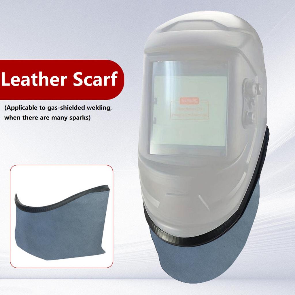 Compact Welding Helmet Bib with Push Fit Mechanism Ensures Quick Installation Without Tools or Adhesives Required