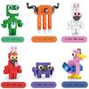 Set di blocchi da costruzione 9 in 1 Monster Garten of BanBan Gioco del giardino Blocchi da costruzione anime Giocattoli Modello fai-da-te per bambini Regalo di Capodanno