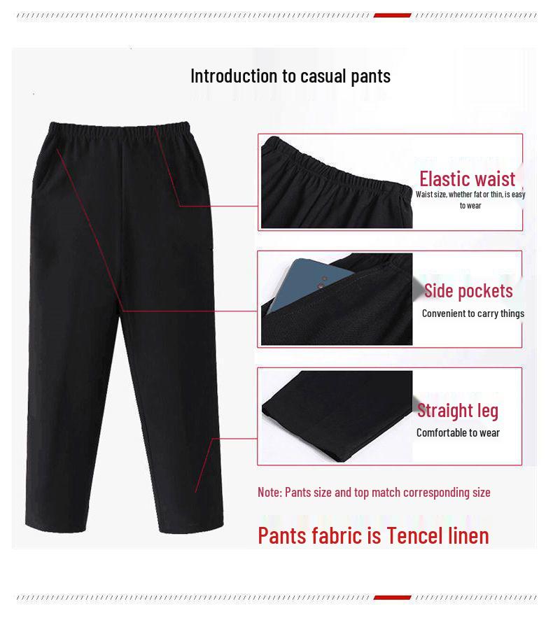 Omas Frühlings- und Herbst-Siebenarm-Outfit für Senioren