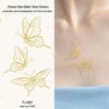 Chinese Style Waterproof Phoenix & Koi Tattoo Sticker - Long-lasting, Aesthetic Dunhuang Design for Arm & Collarbone