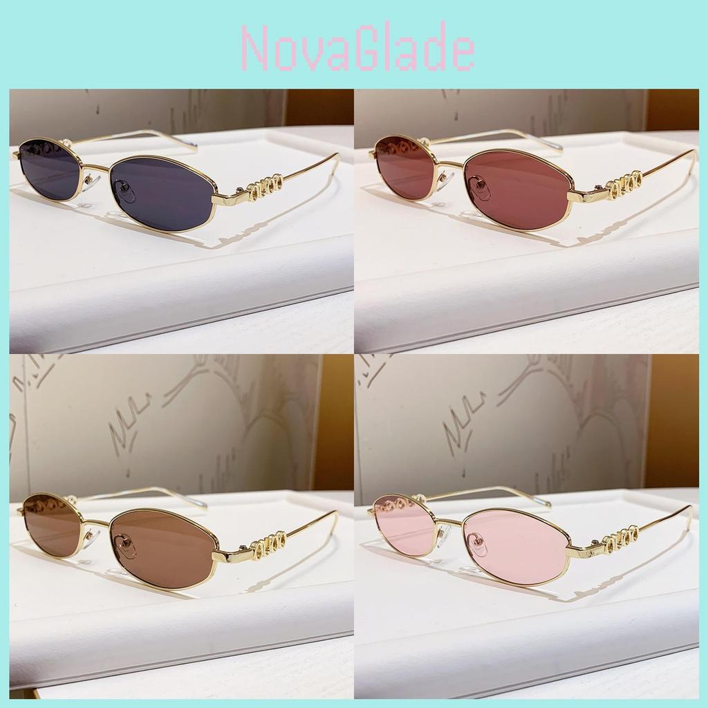 French Style Geometric Sunglasses For Men And Women With Uv400 Protection And Metal Frame