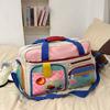 Fashion new cute and lightweight portable girls bag cartoon dopamine high value large capacity going out duffel bag