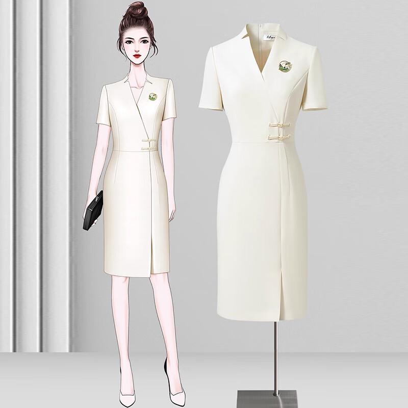 Teluoman Women's New Chinese Style A-Line Qipao Dress