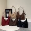Urban Solid Color Pu Tote Bag With Large Capacity For Daily Use And Fashion Style