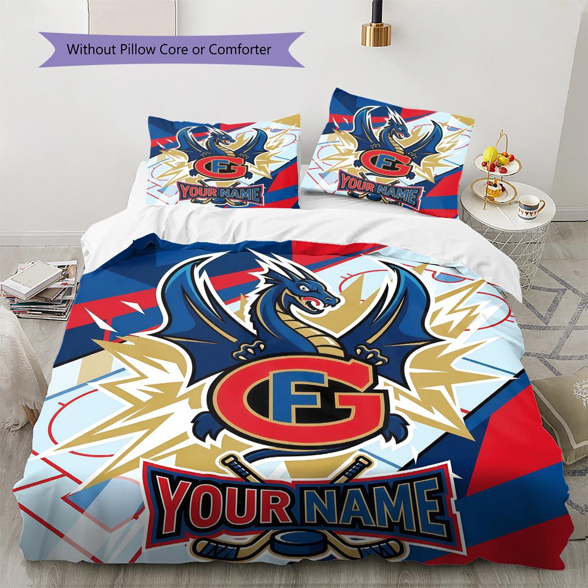 Pielāgotā vārda HC Fribourg‑Gotteron raksta gultasveļas