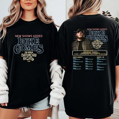 Luke Combs Meine Art von Samstagabend Tour 2026 T-Shirt, Luke Combs Tour 2026
