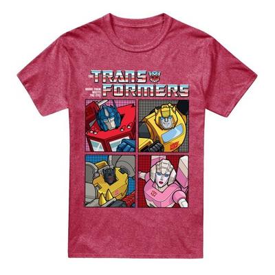 Transformers Unisex Adult Generations Retro Autobot Grid T-Shirt