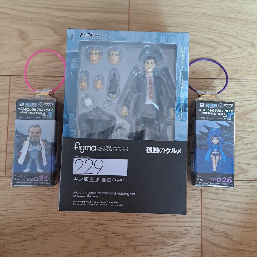 

[USED] Solitary Gourmet: Inagashira Gorou (normal serving) + 2 One Piece figures