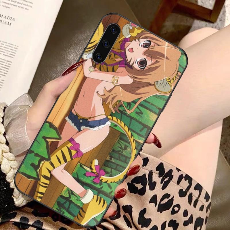 Dragon And Tiger Phone Case For Samsung A91 A81 A73 A72 A71 A30S A20 A12 A13 A52 A53 4G 5G Soft Black Phone Cover