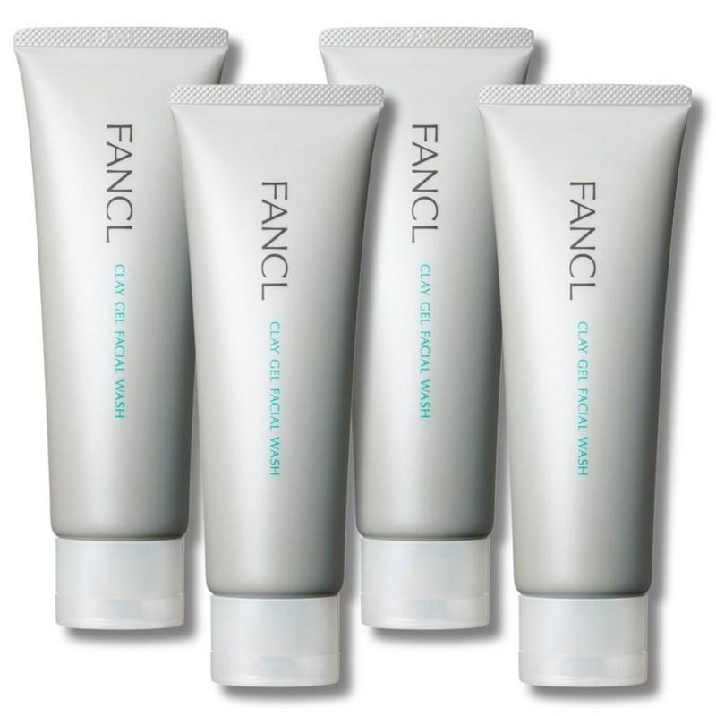 (FANCL) 120g 4 240 FANCL Clay Gel Facial Cleansing × Count (Approx. Ash) Facial Cleansing Additive-Free (Exfoliating Pores