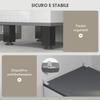 190cm Slim Bathroom Storage Cabinet - White