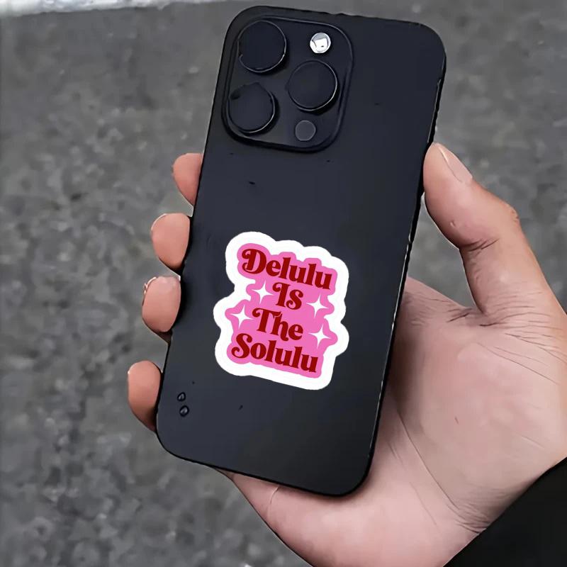 Fuel Your Delusions/ Delulu Is The Solulu Sticker/ Meme/ Manifesting/ Water Bottle Sticker